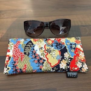 Glasses Case – Japanese Garden Floral Cotton