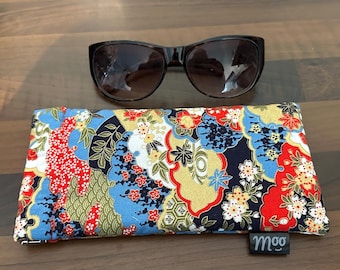 Glasses Case – Japanese Garden Floral Cotton