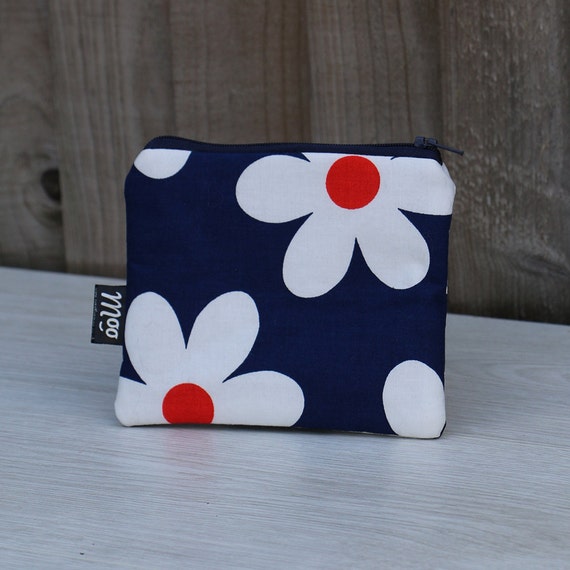 navy blue coin purse
