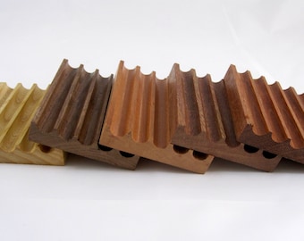 Wooden Soap Dishes handcrafted from Mahogany, Ash, Cherry, Walnut and Brazilian cherry
