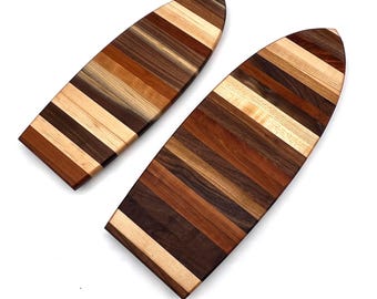 Boat hull shaped board platter Charcuterie board