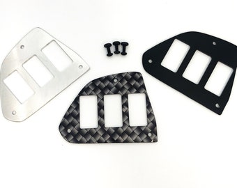 Honda Talon 1000 Left Dash, 3 Switch Mounting Plate T-01