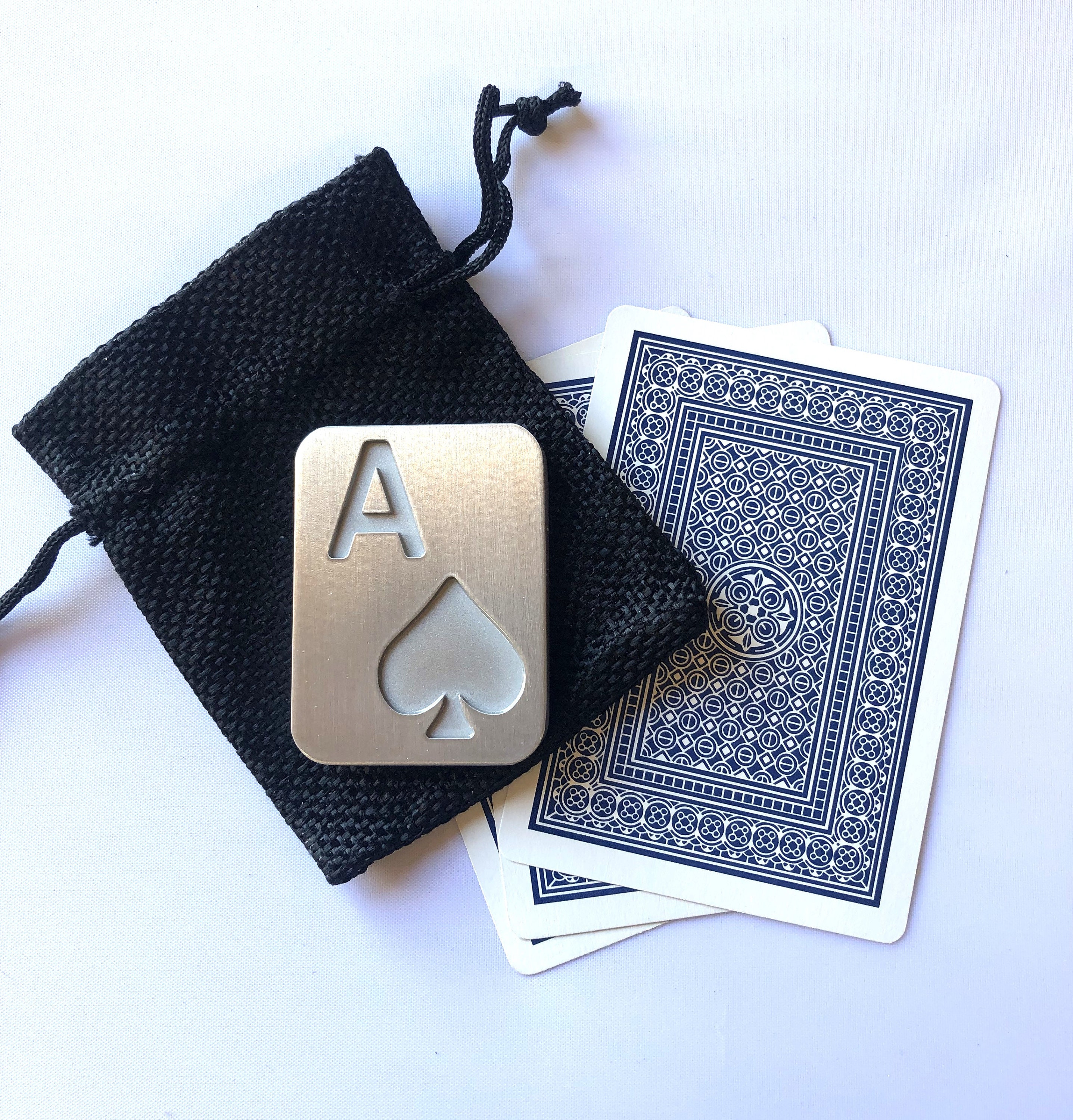 Ace Poker Card Guard Protector With Storage Bag - Etsy