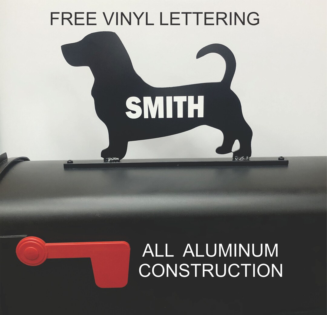 BASSET HOUND MAILBOX Topper MB24 Etsy