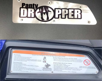 Fits Honda Talons, Panty Dropper Dash Plate.