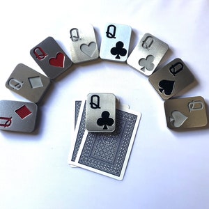 Queen Poker Card Guard Protector with Storage Bag