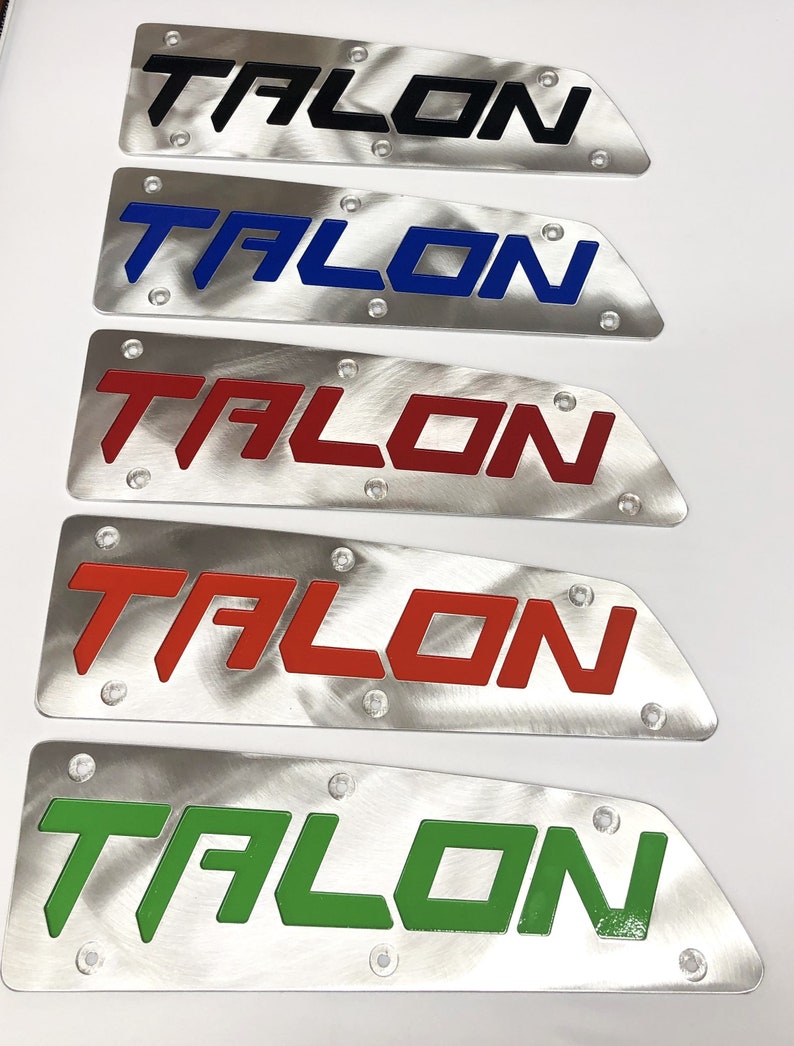 TM Custom Fab Left Dash Switch Mounting Plate For Honda Talon 1000 (2019-2023) – Matte Black Aluminum