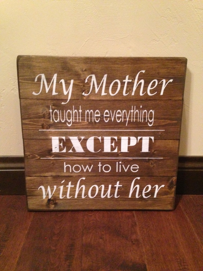 Mothers Day Wood Sign Mom Rustic Wood Sign Mothers Etsy