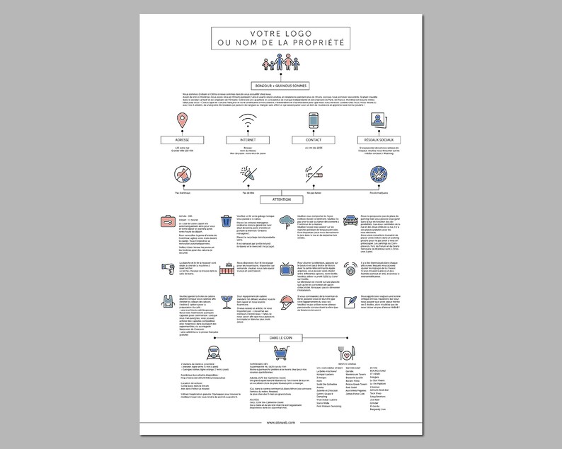 Affiche de bienvenue AirBnB Fran ais Customis VRBO Etsy Affiche de bienvenue AirBnB Fran ais Customis VRBO Etsy