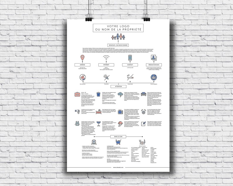 Affiche de bienvenue AirBnB Fran ais Customis VRBO Etsy Affiche de bienvenue AirBnB Fran ais Customis VRBO Etsy