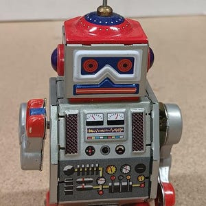 今だけ値下げ！ブリキ ゼンマイ式 MS274 ブラック ロボット 今だけ値下げ！ブリキ ゼンマイ式 MS274 ブラック ロボット 今