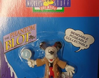 Vintage Justoys Bend-ems Mickey's Stuff Mail Pilot Shyster 5