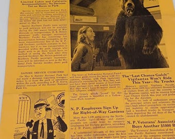 North pacific yellowstone line the north coaster. 1943 newspaper