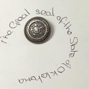 Oklahoma Seal 1907 - Etsy