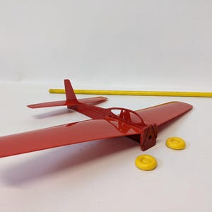 Rare vintage 1960s herkimer ok cub cadet tether control line model airplane, brand new factory store stock!