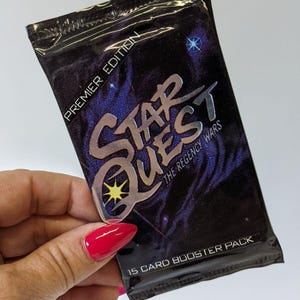 Vintage 1995 star quest the regency wars 15 boosterpack voor ruilkaarten, verzegeld!