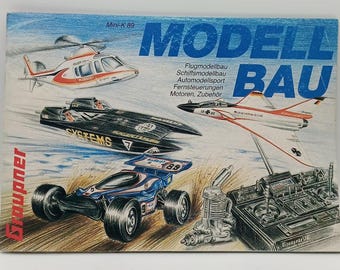 Catalogo di vendita Graupner Models del 1988. Ottimo materiale di riferimento.