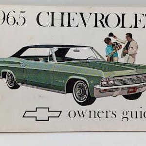 1965年型シボレーのオリジナルオーナーズガイド！
