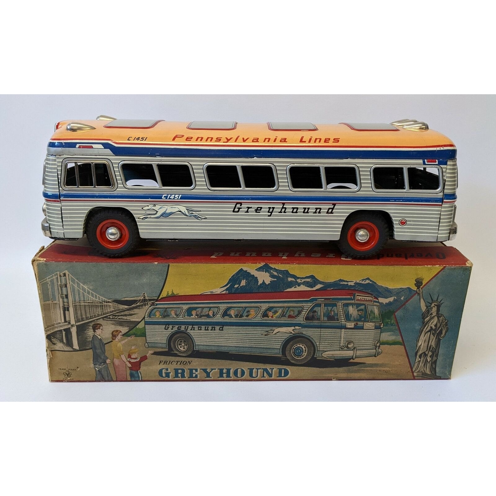 Greyhound toy bus sales