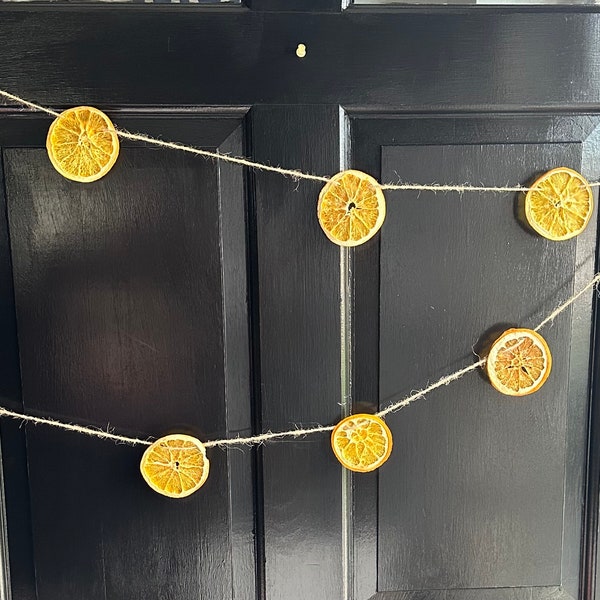 Orange Slice Garland, Dried Fruit Garland, Orange Slice Garland, Holiday Garland