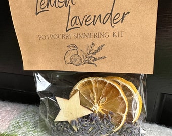 Lemon Lavender Simmering Kit, Potpourri, Simmer Pot