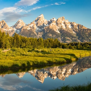 Grand Teton Mountain Range Digital Download | Digital Printable Wall Art