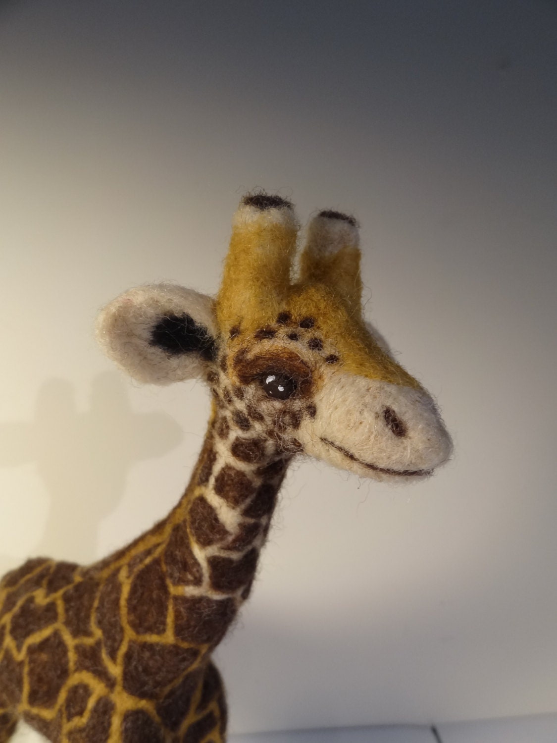 Needle Felted Giraffe Etsy