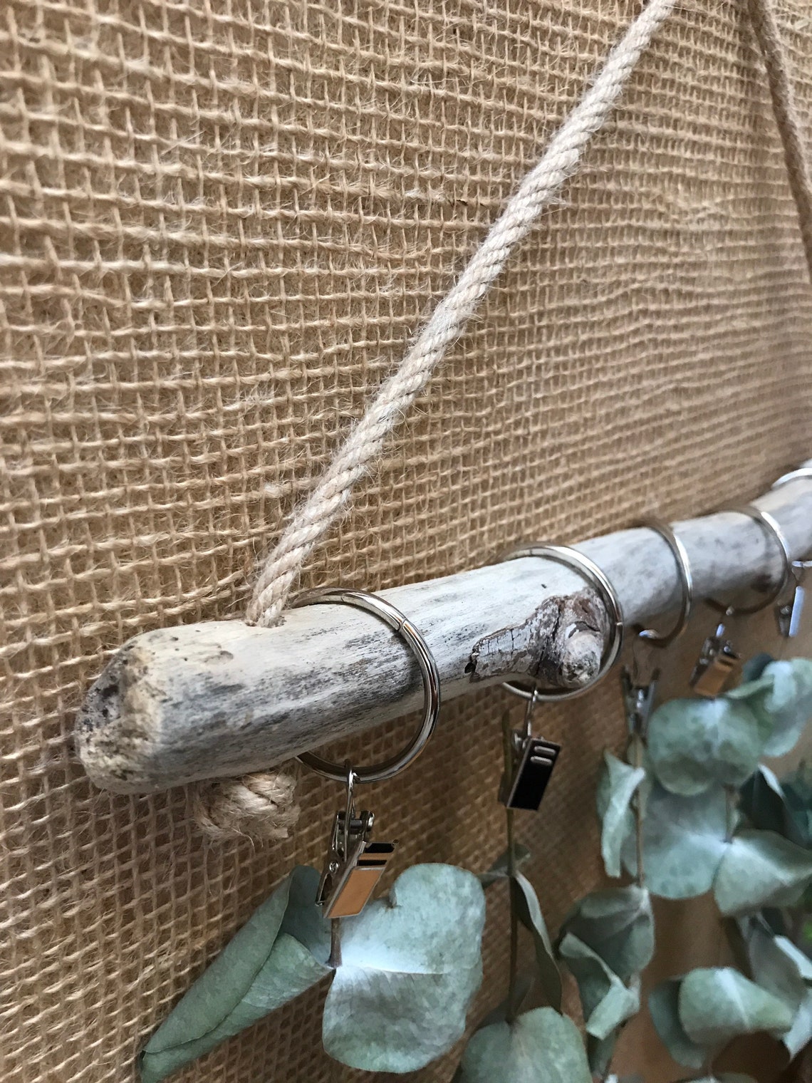 Driftwood Dried 14 Flower Hanging Rack Dry Herbs Etsy