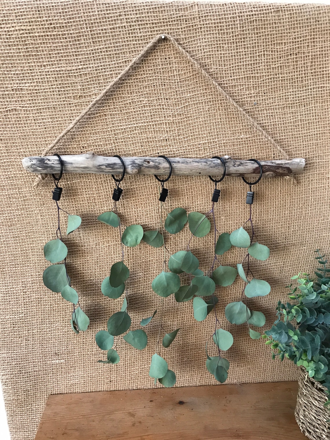 Driftwood 16 Dried Flower Hanging Rack Dry Herbs Etsy
