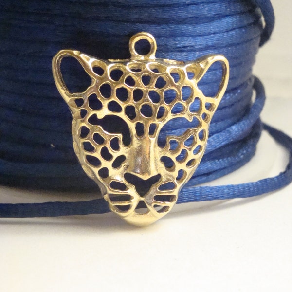 Gold plated Jaguar pendant