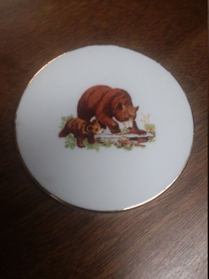 Wildlife Coasters set of 4 ceramic rustic unique Etsy