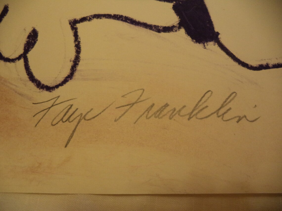 Faye Franklin Chicago Künstler Mid Century moderne lila | Etsy