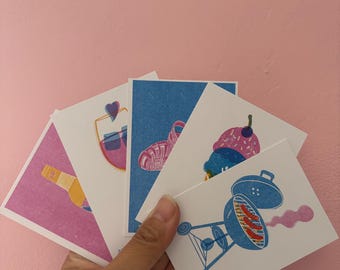 Mystery pack of 5 mini prints