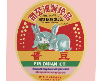 Rabbit soy sauce print