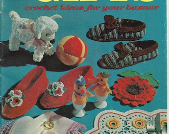 PDF 1963 Jiffy Gifts Crochet Ideas for your Bazaar Crochet Patterns, Non-Profit Shop