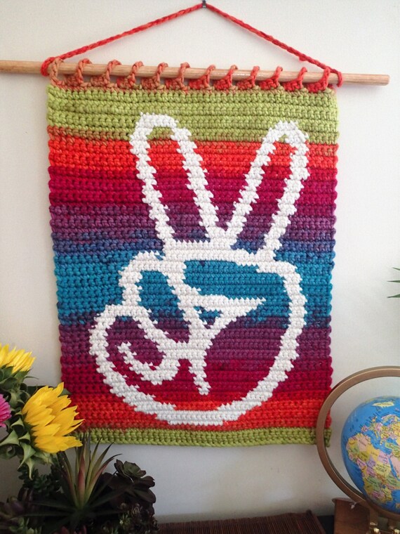 Let There Be Peace Pattern  Crochet, Crochet afghan, Pattern books