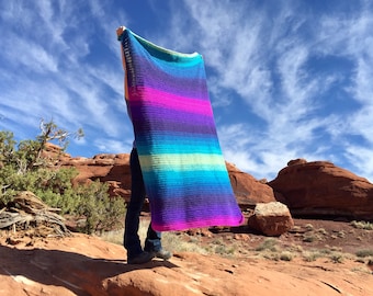 Let It Fly Mandala Blanket Crochet Pattern, PDF Instant Download, Non-Profit Shop, Beginner Photo Tutorial, Baby, Toddler, Child, Adult size