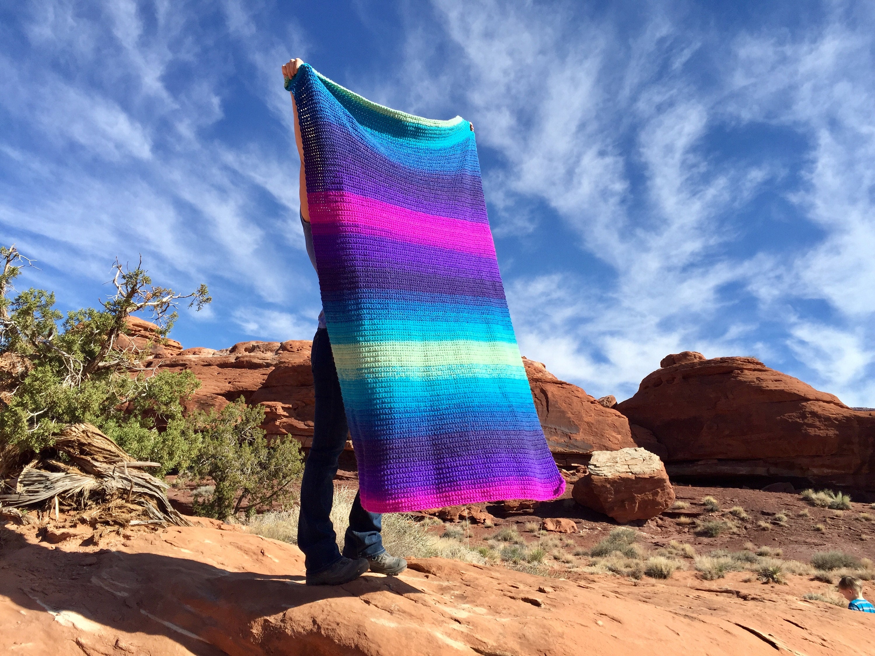 30 Mandala Blanket Crochet Patterns for Round, Square, and Star-Inspired Throws 12 Let It Fly Mandala Blanket Crochet Pattern