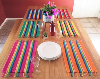 Presto Placemats Crochet Pattern, Cinco De Mayo Placemats, Fiesta Table Setting, Nonprofit Shop, Beginner Pattern