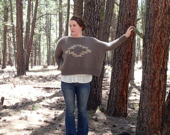 Two Sisters Lake Sweater Crochet Pattern by Pretty Peaceful, Beginner Crochet Sweater Tutorial, Boxy Cropped Jumper Pullover