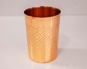 Tumbler With Geometric Design (12 oz)