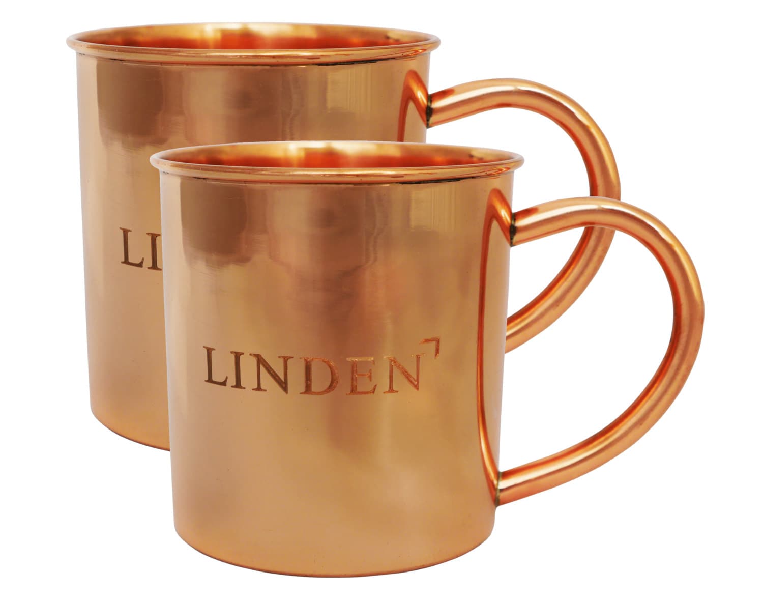Copper Mug 14 oz Engraved Set of 2 Etsy