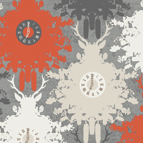 SALE Indelible - Time is Deer Ember - Katarina Roccella - Art Gallery Fabrics (IDL-2220)