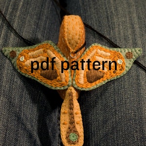bird sewing pattern / bird embroidery pattern / bird plushie pattern / flying bird plushie tutorial image 4