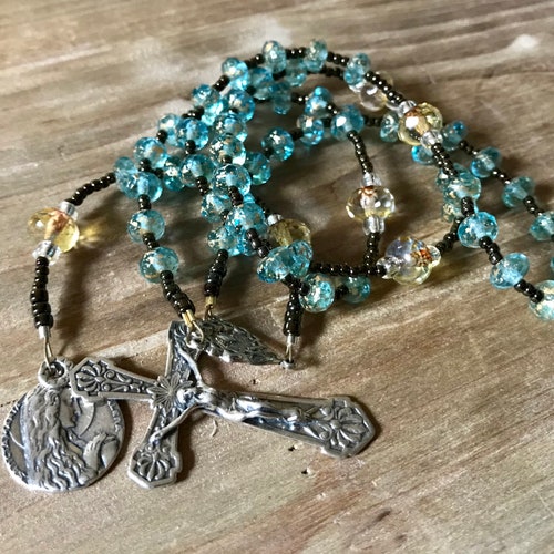 Limited Edition Mary Magdalene Vintage Catholic Rosary Beads | Etsy