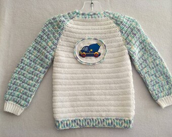 Cement Truck Sweater & Matching Pants Set