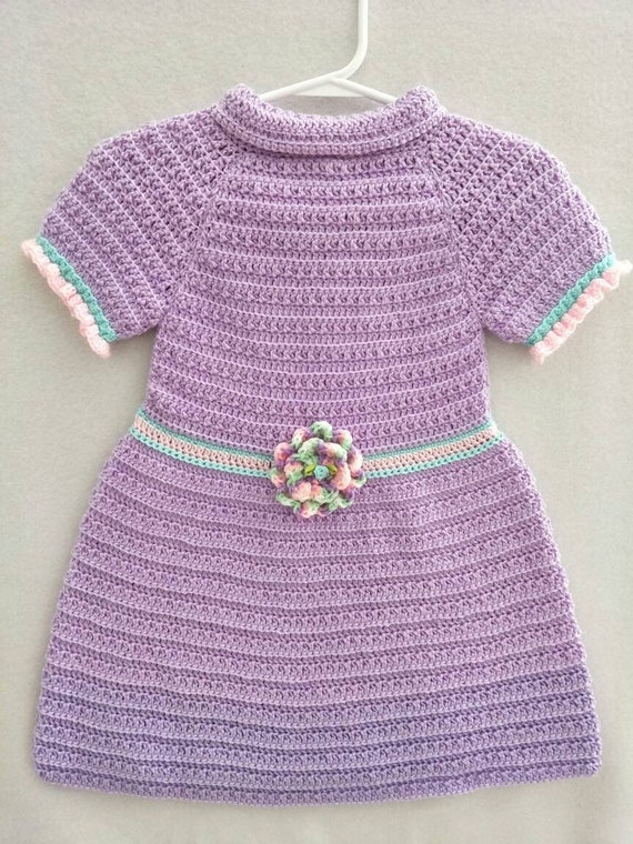 mauve baby dress