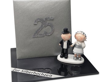 Geschenk für Silberne Hochzeit | Geldgeschenk | personalisiert