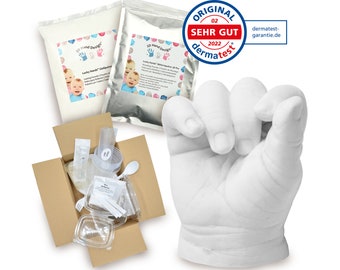 Baby Handprint Kit 3D – Casting Set 0–12 Months – 7 or 15 Models – With or Without Accessories – Lucky Hands