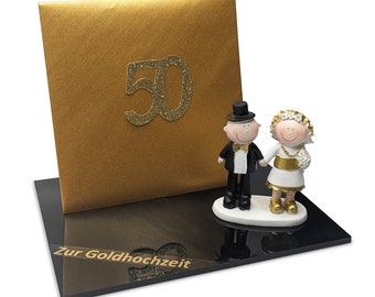 Geschenk für Goldene Hochzeit | Geldgeschenk | personalisiert